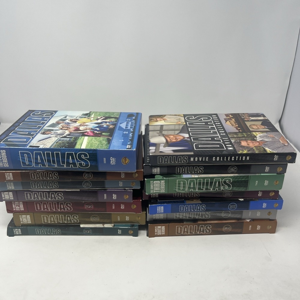 Dallas Complete TV Show Series DVD Set, Seasons 1-14 Plus Movie Collection